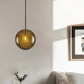 Färgglad Vintage Transparent Glas Taklampa